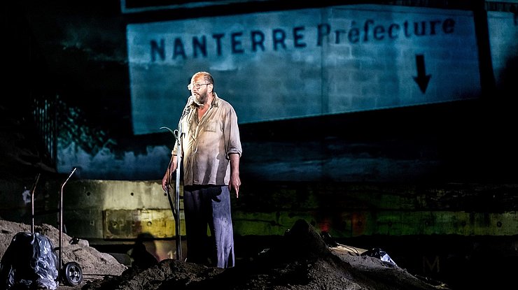 Les Naufragés, avec les clochards de Paris - Mise en scène d'E